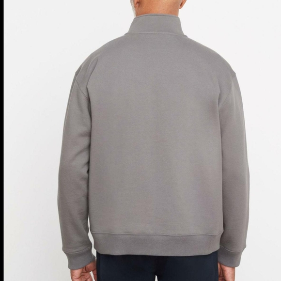 vince | Men's Full Zip Relaxed Fit Soft  Jacket | Warm Pewter | Big & Tall  XXL - Picture 8 of 14